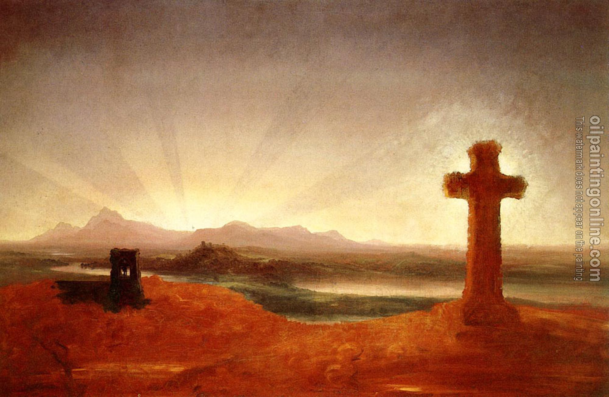 Cole, Thomas - Cross at Sunset